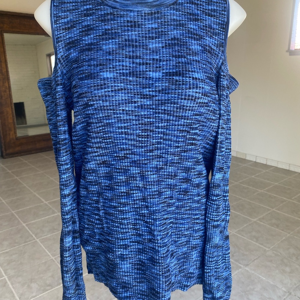 INC International Concepts Striped Blue Sweater